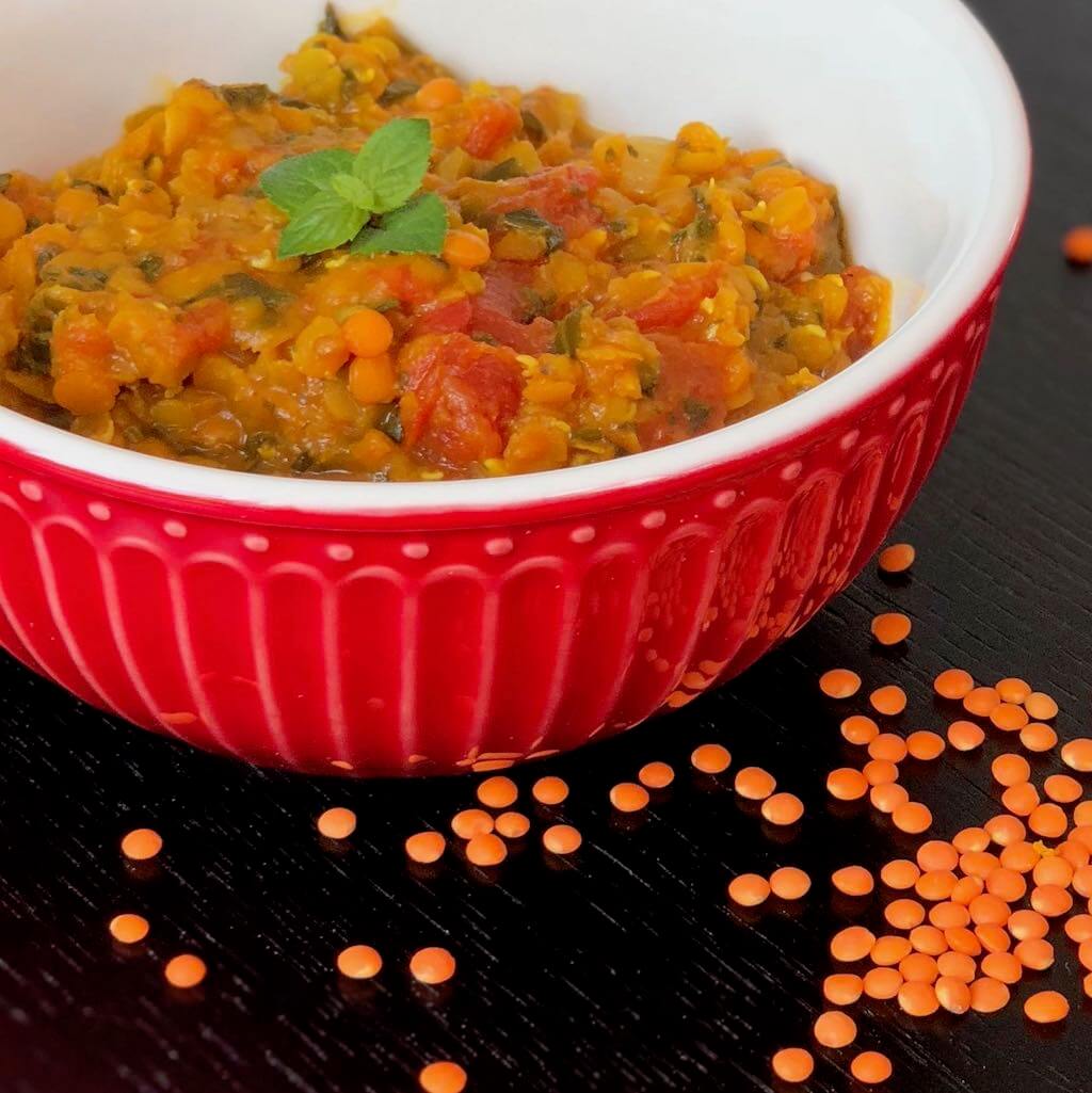 Dal mit roten Linsen - exotisch und lecker - leckervital Dal mit roten Linsen - exotisch und lecker - leckervital